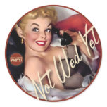 The Kitsch Bitsch : Not Wed Yet! stickers