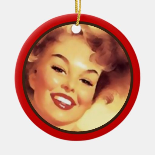 The Kitsch Bitsch : Pin-Up Portraits Christmas Ornament