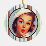 The Kitsch BItsch : Pin-Up Portraits Christmas Ornament