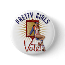 The Kitsch Bitsch : Pretty Girls Vote 1970s Pin-Up