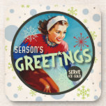 The Kitsch Bitsch : Season's Greetings! Drink Coaster