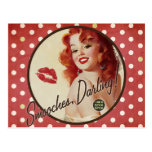 The Kitsch Bitsch: Smooches, Darling! Post Card