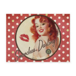 The Kitsch Bitsch: Smooches, Darling! Post Card
