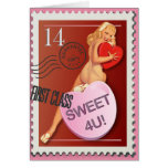 The Kitsch Bitsch : "Sweet 4 U" Candy Heart Pin-Up cards