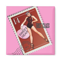 The Kitsch Bitsch : "Sweet Heart" Candy Heart Magnet