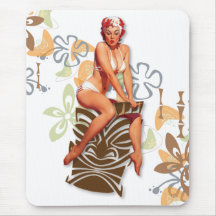 The Kitsch Bitsch : The Tiki Goddess Mouse Pads