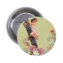 The Kitsch Bitsch : Up A Tiki Tree! Buttons