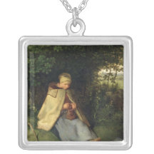 The Knitter or, The Seated Shepherdess, 1858-60 Necklace