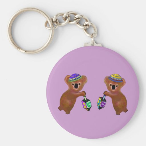 The Koala Dreidel Game Keychain