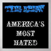 THE KREW AMERICA'S MOST HATED PRINT