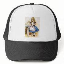 THE LABEL ON THE BOTTLE SAID DRINK ME SO ALICE DID