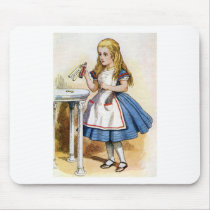THE LABEL ON THE BOTTLE SAID DRINK ME SO ALICE DID