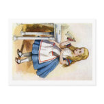 THE LABEL ON THE BOTTLE SAID DRINK ME SO ALICE DID POSTCARDS