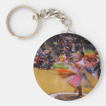 The Ladies' Turn PowWow Feather Dance Keychain
