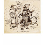 The Lady and the Tiger by Clifford K. Berryman t-shirts