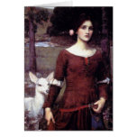 The Lady Clare Greeting Card