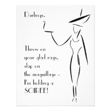 The Lady in the Big Hat #1 Personalized Announcements