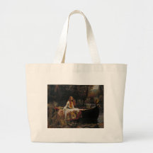 The Lady of Shalott Canvas Bag