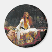 The Lady of Shalott Fridge Magnet