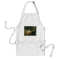 The Lady of Shalott (On Boat) by JW Waterhouse Aprons