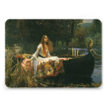 The Lady of Shalott (On Boat) by JW Waterhouse Personalized Invite