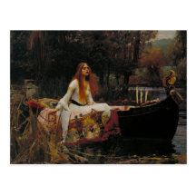 The Lady of Shalott Post Card