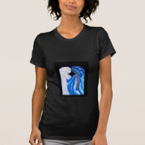 The Lady of the Blue Flame t-shirts