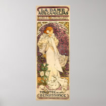 The Lady of the Camellias vintage Art Nouveau Posters