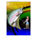 THE LADY & THE RAINBOW GREETING CARDS