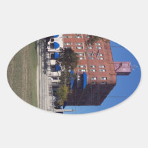 The Lafayette Hotel Oval Stickers