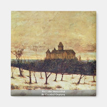 The Lake Neuchâtel By Courbet Gustave Refrigerator Magnets