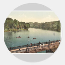 The lake, north side, Konigsberg, East Prussia, Ge Stickers