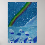 the land of cold and ligths print