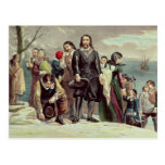 The Landing of the Pilgrims at Plymouth Postcard