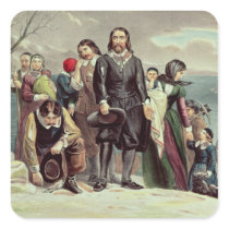The Landing of the Pilgrims at Plymouth Sticker