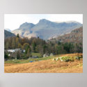 The Langdale Pikes - Poster posters