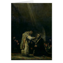The Last Communion of St. Joseph Calasanz Greeting Card