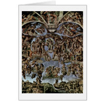 The Last Judgement By Michelangelo Buonarroti Cards