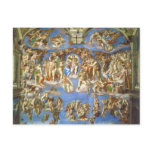 The Last Judgment Fresco Michelangelo Buonarroti Post Cards