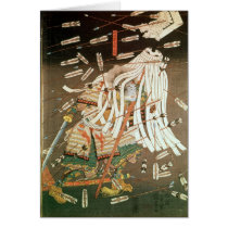 The Last Stand of the Kusanoki Clan Greeting Card