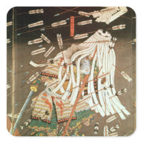 The Last Stand of the Kusanoki Clan Square Sticker