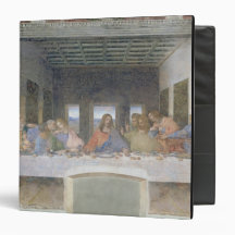 The Last Supper, 1495-97 (fresco) 3 Ring Binders