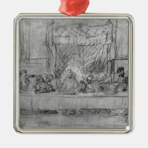 The Last Supper, after fresco by Leonardo da Christmas Ornament