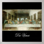 The Last Supper by Leonardo Da Vinci c. 1495-1498 Print