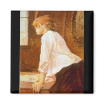 The Laundress by Toulouse-Lautrec Magnets