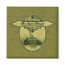 The Lawn Ranger Magnet