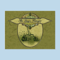 The Lawn Ranger postcards