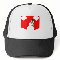 THE LEANING SNOWMAN HATS