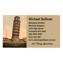 The Leaning Tower of Pisa, Tuscany, Italy Business Cards