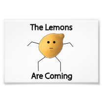 The Lemons are Coming! Photographic Print